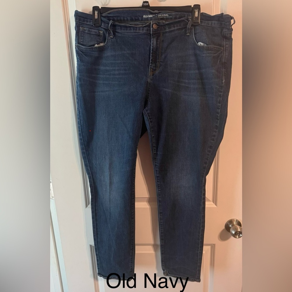 Old Navy Women's Dark Blue Skinny Jeans